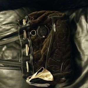 Juicy Couture Quilted Brown Bag